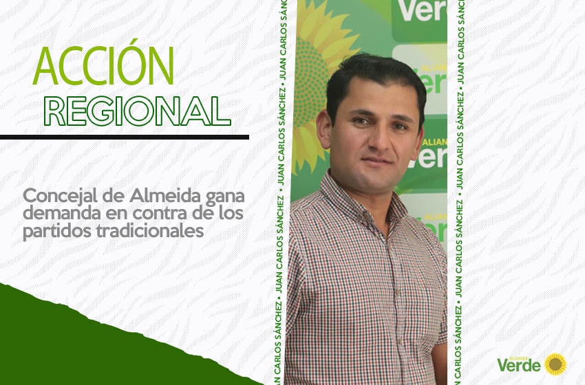 Concejal de Almeida gana demanda en contra de los partidos tradicionales