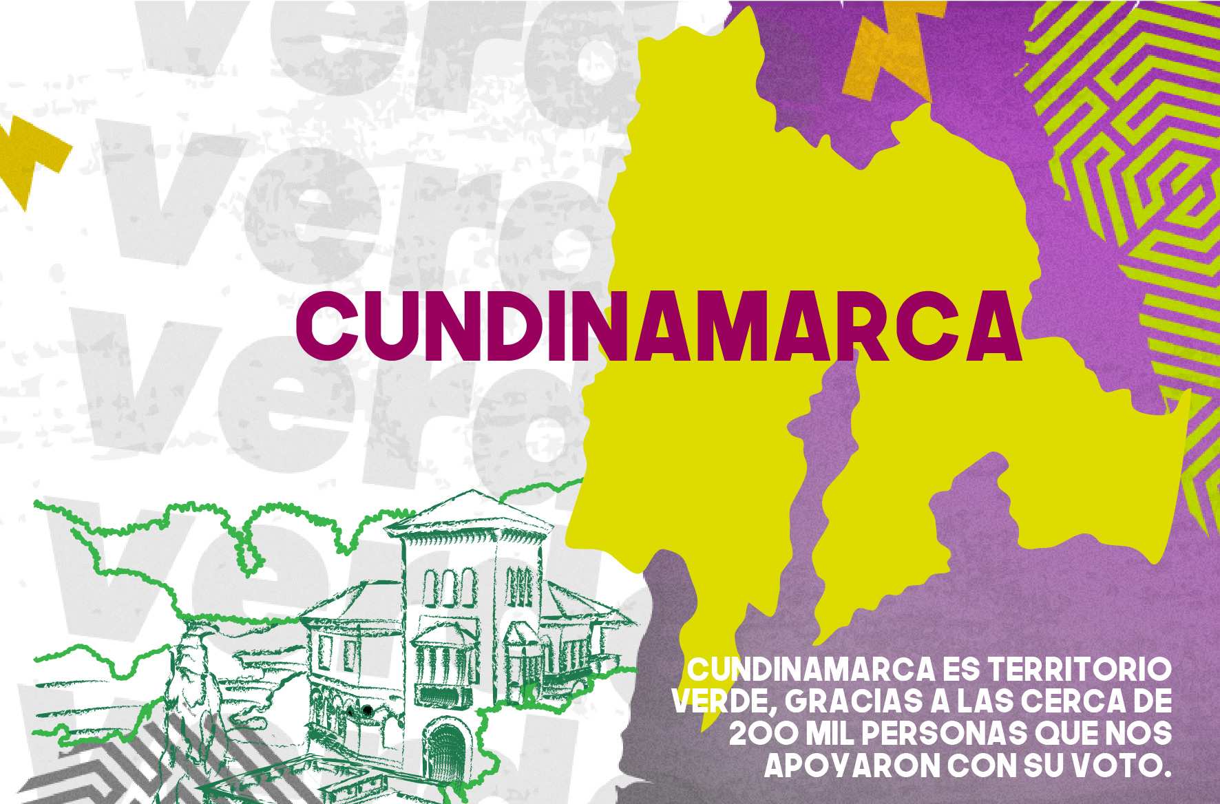 Cundinamarca es territorio Verde, gracias a las cerca de 200 mil personas que nos apoyaron con su voto