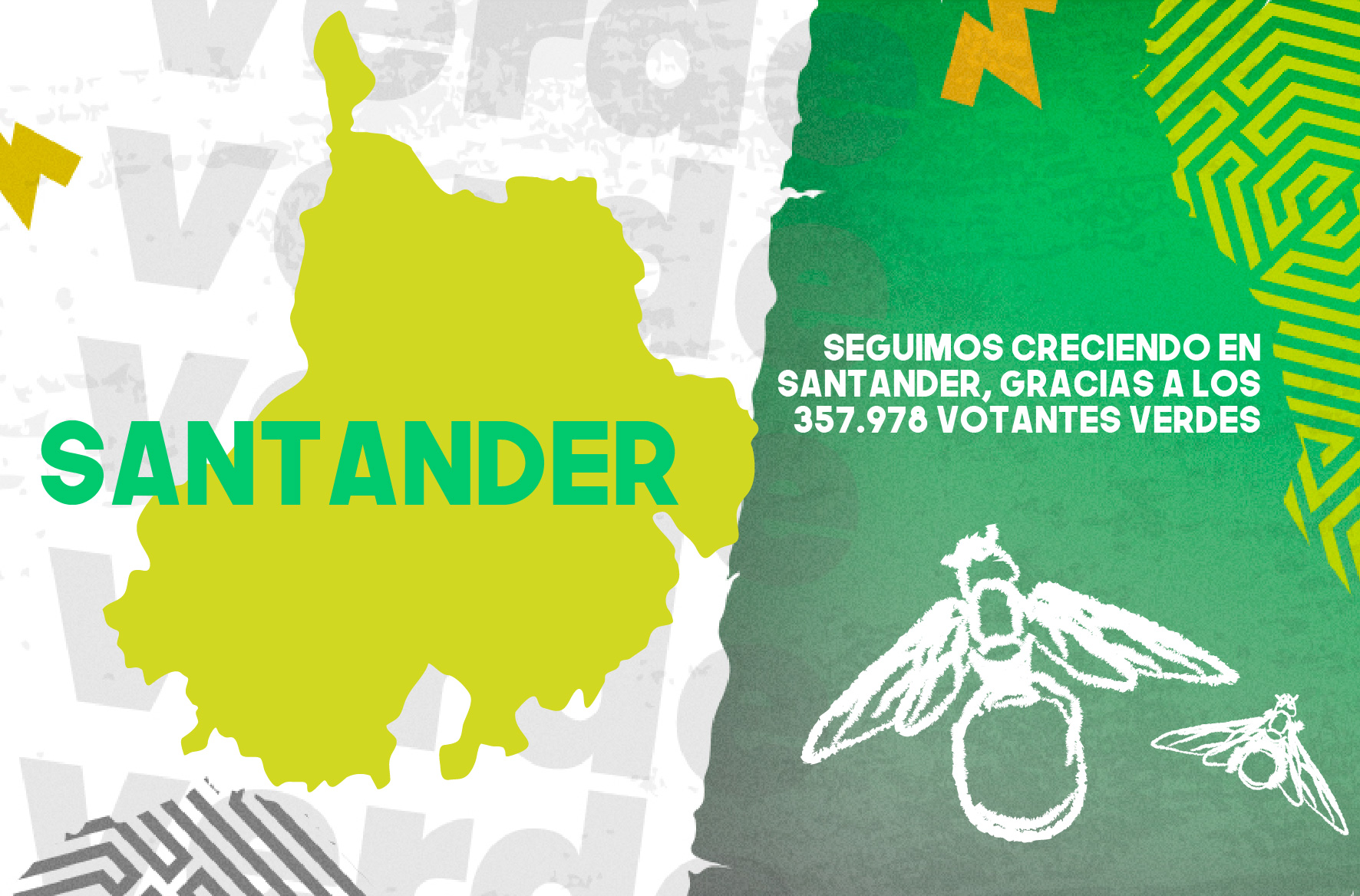 Seguimos creciendo en Santander, gracias a los 357.978 votantes Verdes