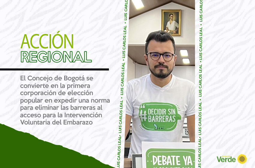 El Concejo de Bogotá se convierte en la primera corporación de elección popular en expedir una norma para eliminar las barreras al acceso para la Intervención Voluntaria del Embarazo
