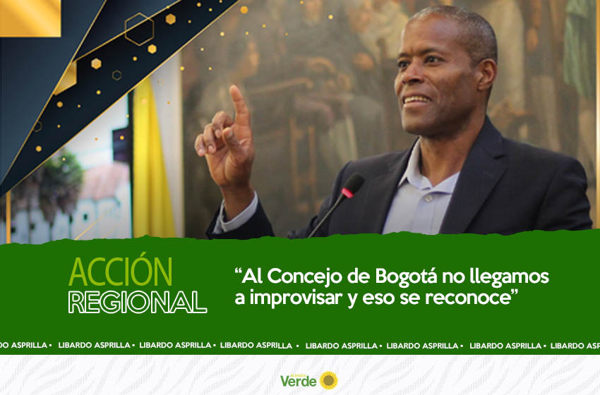 “Al Concejo de Bogotá no llegamos a improvisar y eso se reconoce” Libardo Asprilla