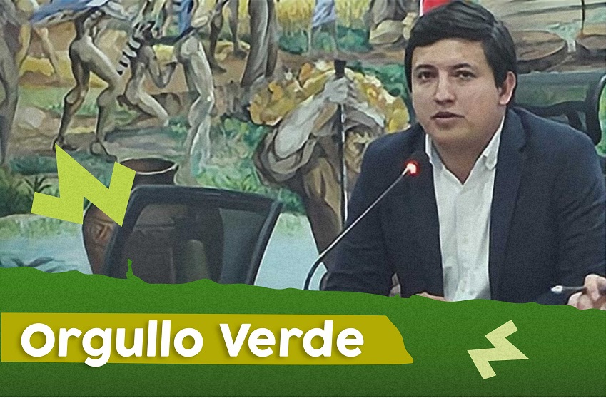 Brahiam Quintana, concejal del Partido Verde de Tunja, fue elegido como Presidente de la Comisión 1ra o del Plan