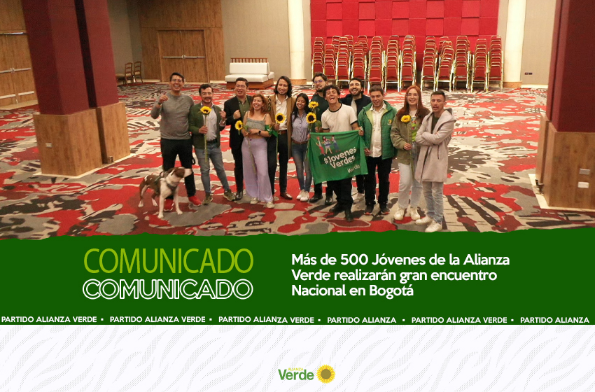 Más de 500 Jóvenes de la Alianza Verde realizarán el gran Encuentro Nacional en Bogotá