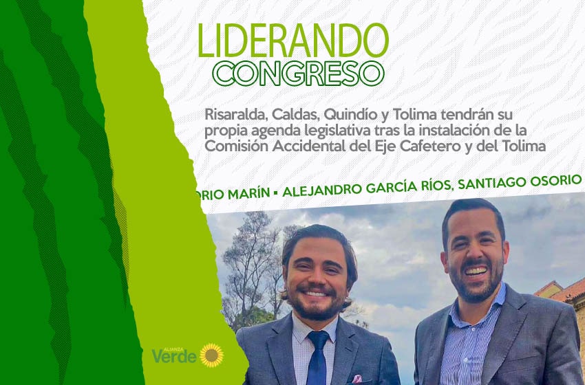 Risaralda, Caldas, Quindío y Tolima tendrán su propia agenda legislativa tras la instalación de la Comisión Accidental del Eje Cafetero y del Tolima