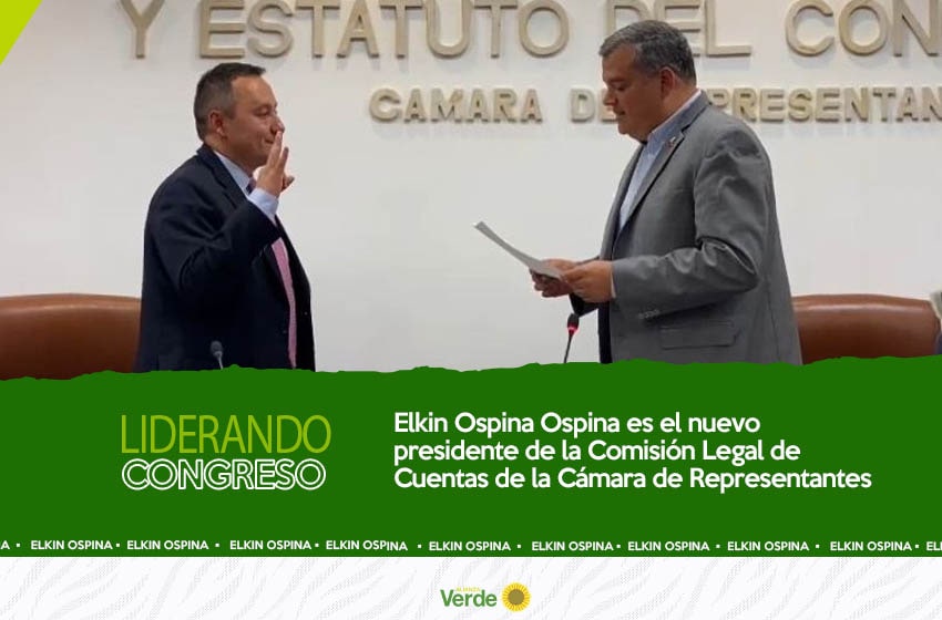 Elkin Ospina Ospina es el nuevo presidente de la Comisión Legal de Cuentas de la Cámara de Representantes