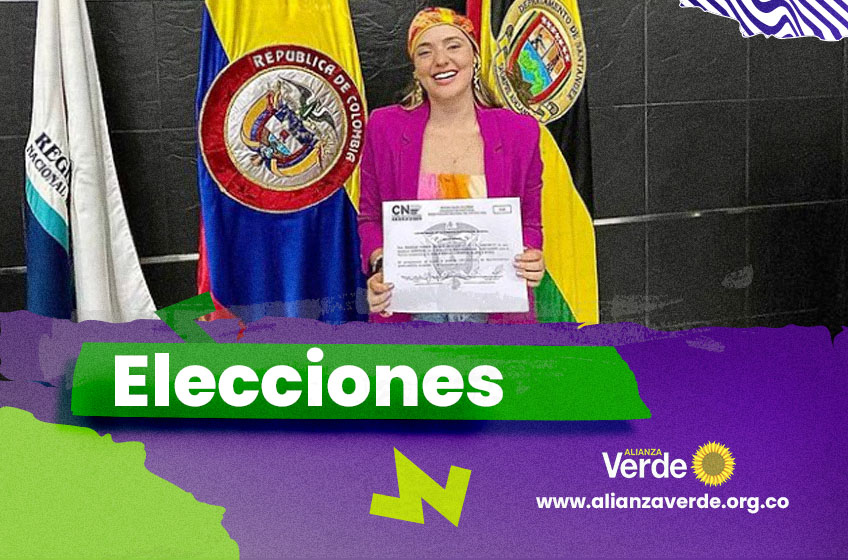 Daniela Torres Zárate, la única mujer que integrará el Concejo de Bucaramanga