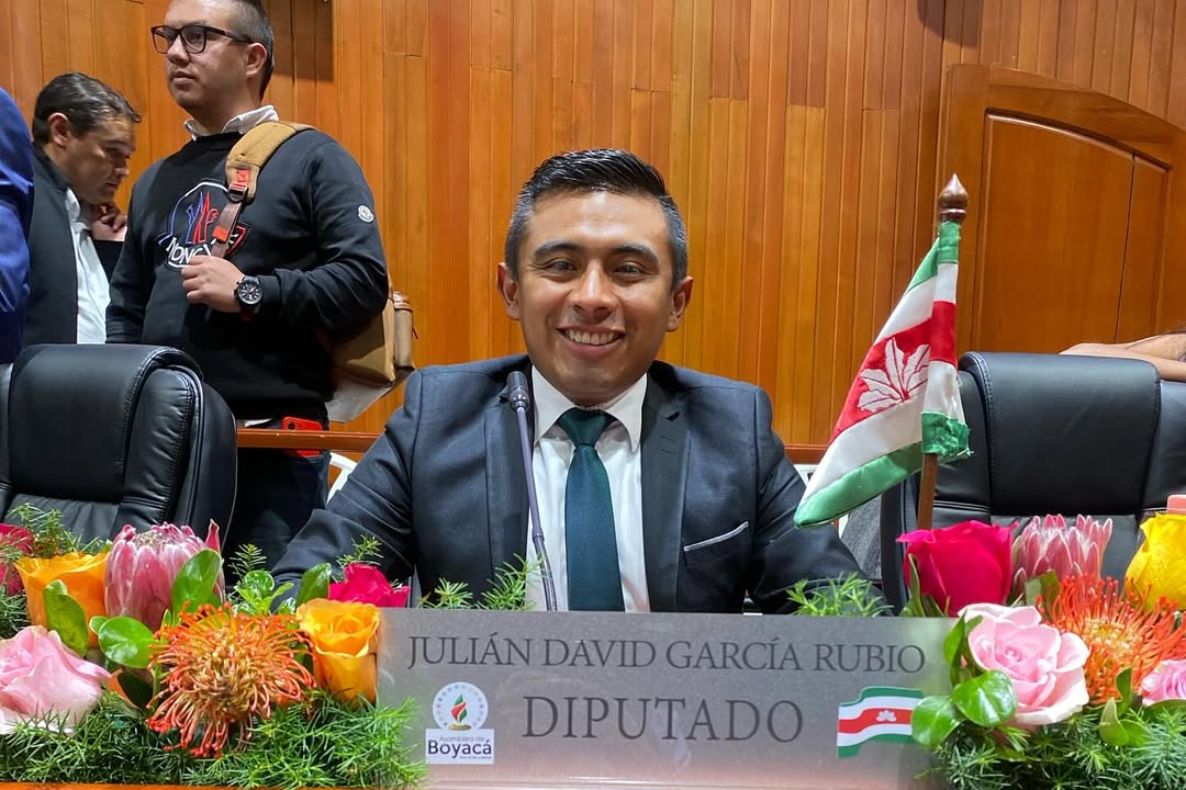 Diputado Julián David García fue elegido Presidente de la Asamblea de Boyacá