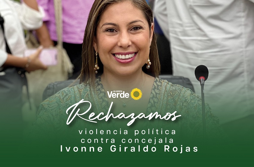 Rechazamos violencia política contra concejala Ivonne Giraldo Rojas